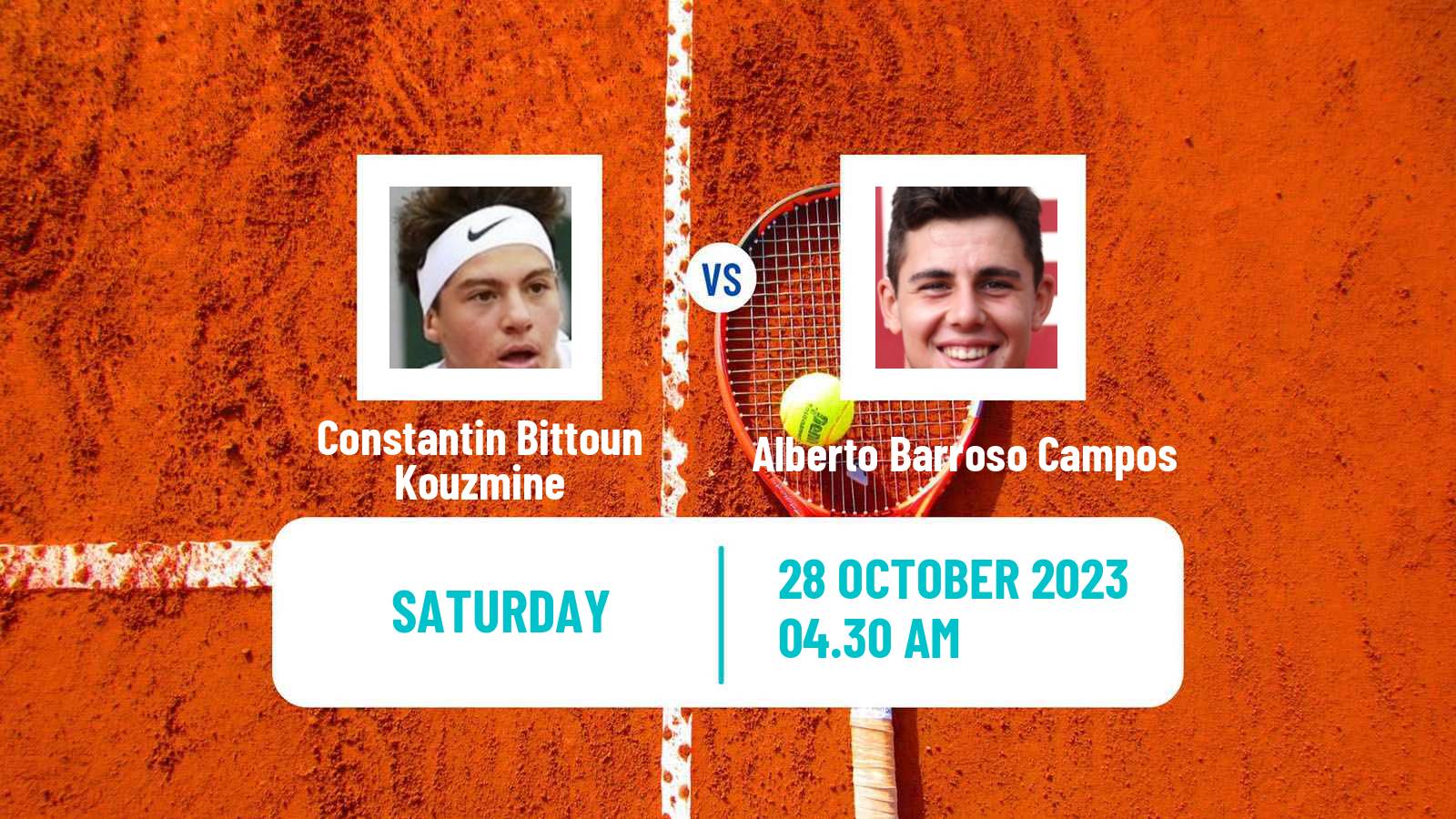 Tennis ITF M15 Monastir 43 Men Constantin Bittoun Kouzmine - Alberto Barroso Campos