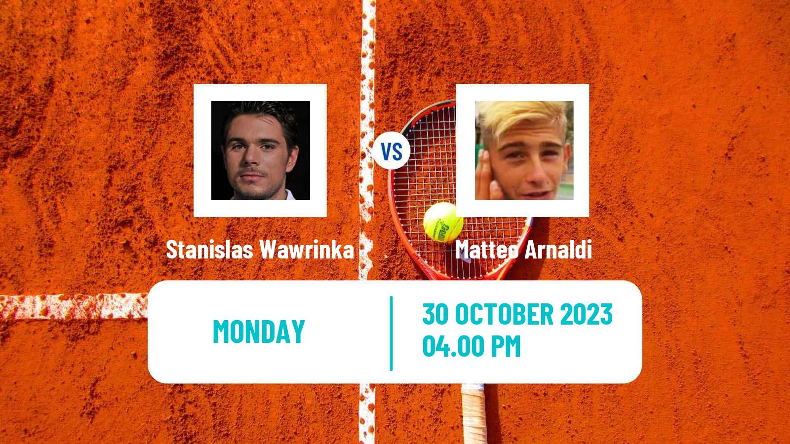 Tennis ATP Paris Stanislas Wawrinka - Matteo Arnaldi