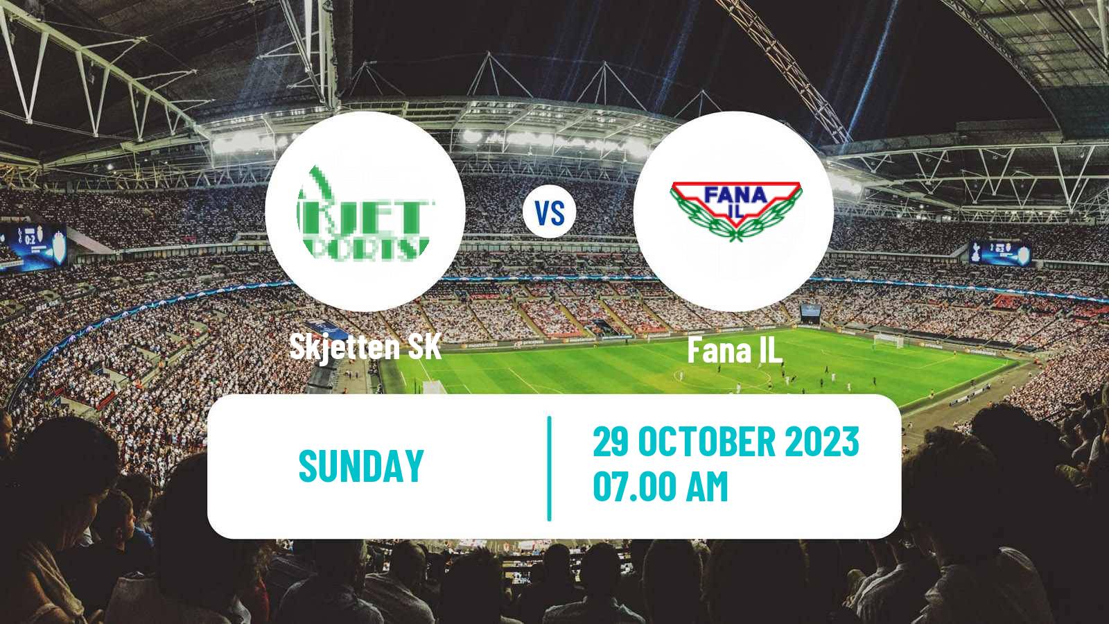 Soccer Norwegian Division 3 - Group 1 Skjetten - Fana