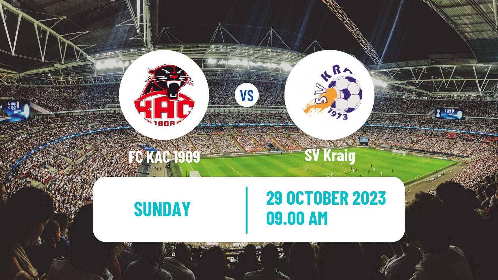 Soccer Austrian Landesliga Karnten KAC 1909 - SV Kraig