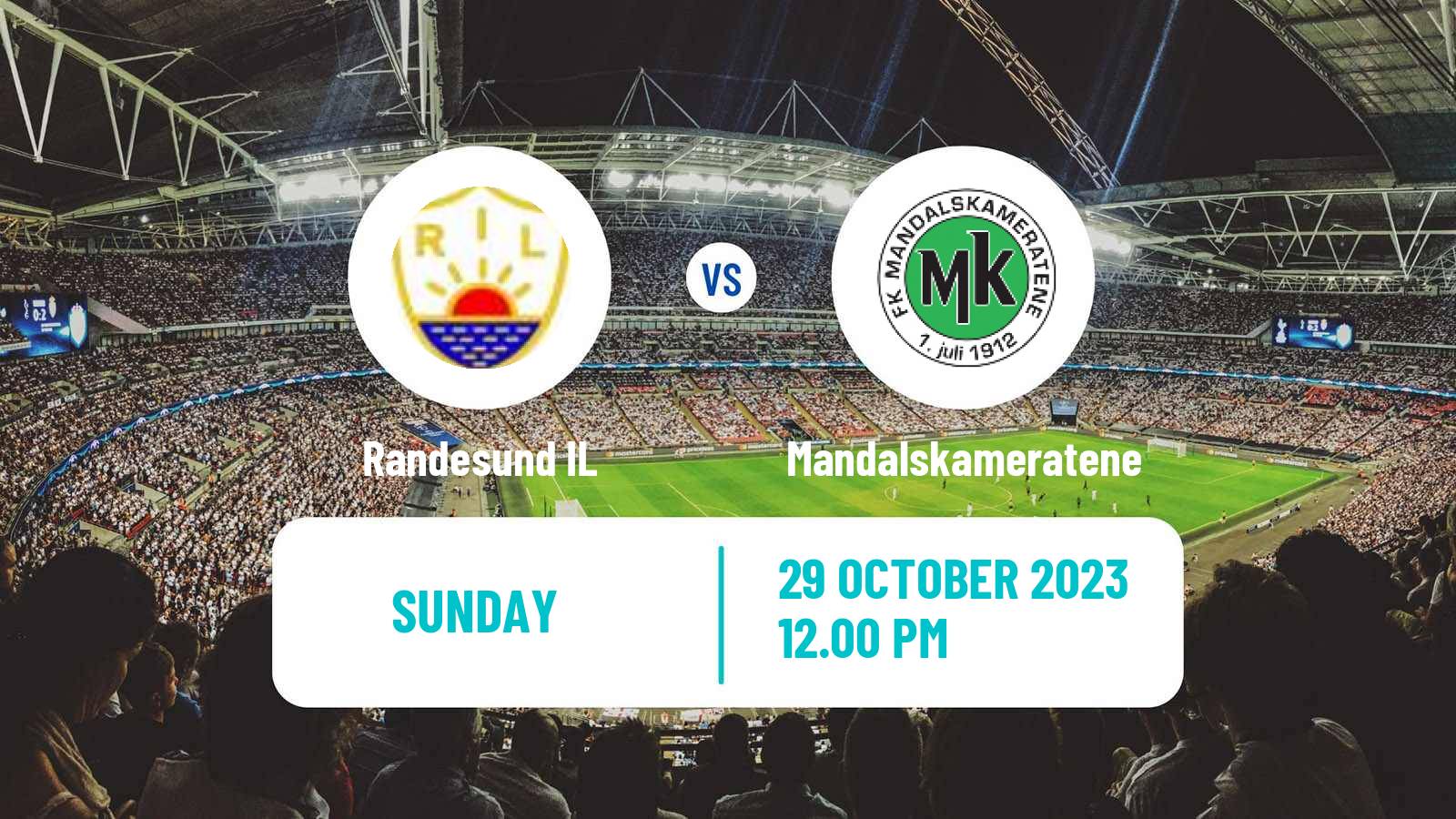 Soccer Norwegian Division 3 - Group 4 Randesund - Mandalskameratene