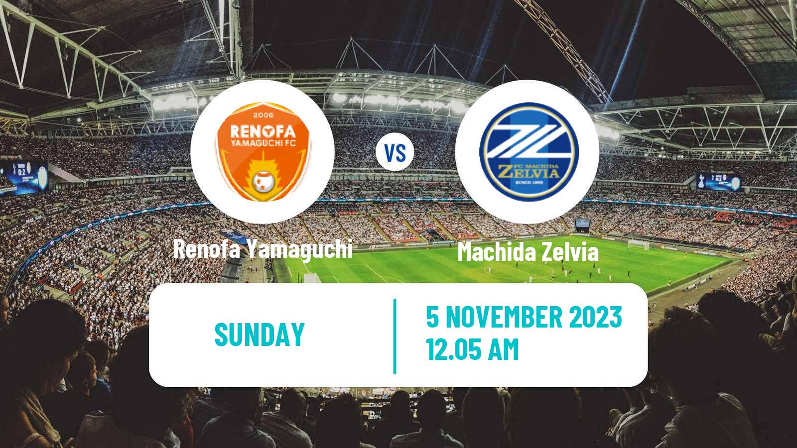 Soccer Japan J2 League Renofa Yamaguchi - Machida Zelvia