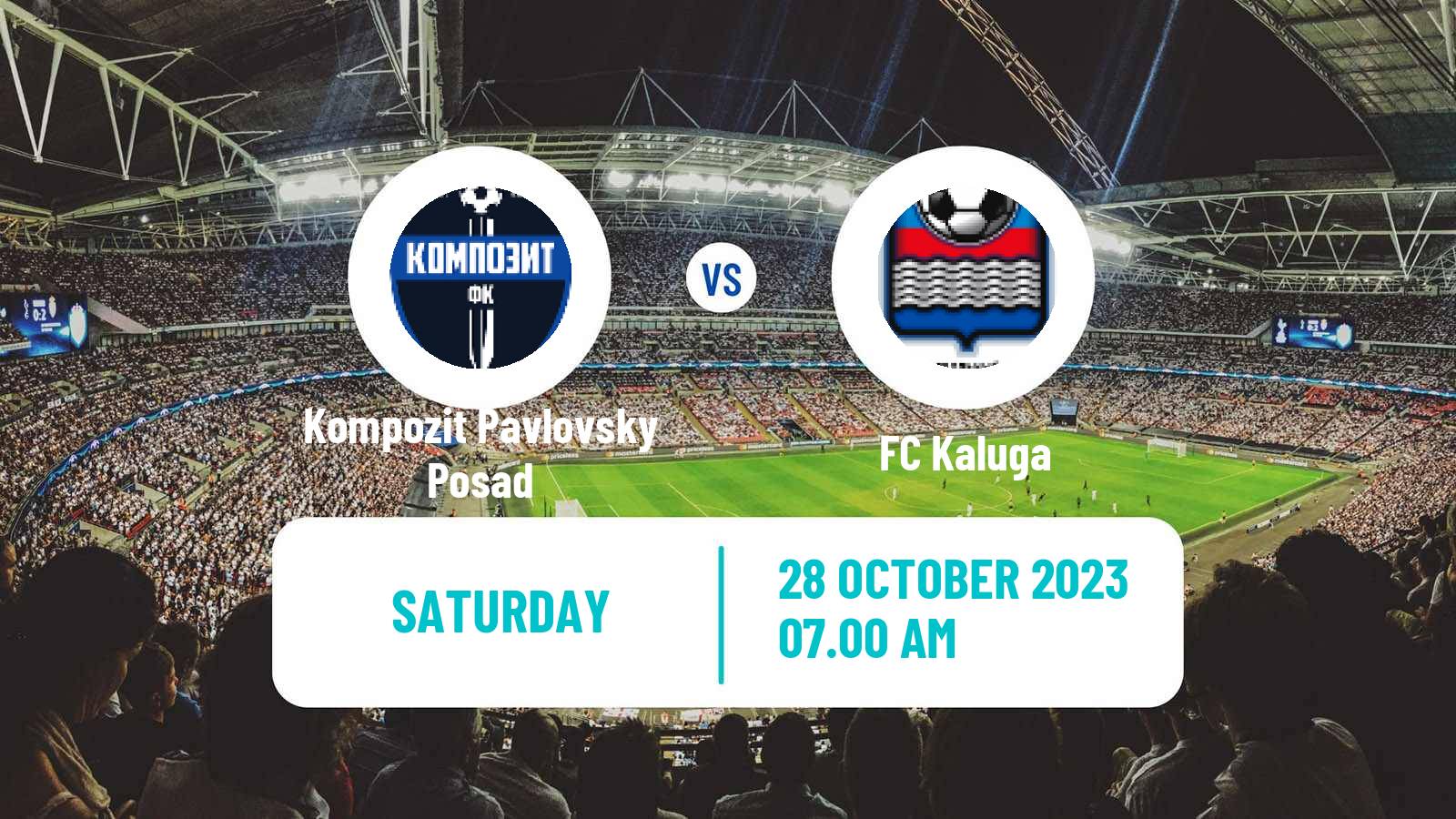 Soccer FNL 2 Division B Group 3 Kompozit Pavlovsky Posad - Kaluga