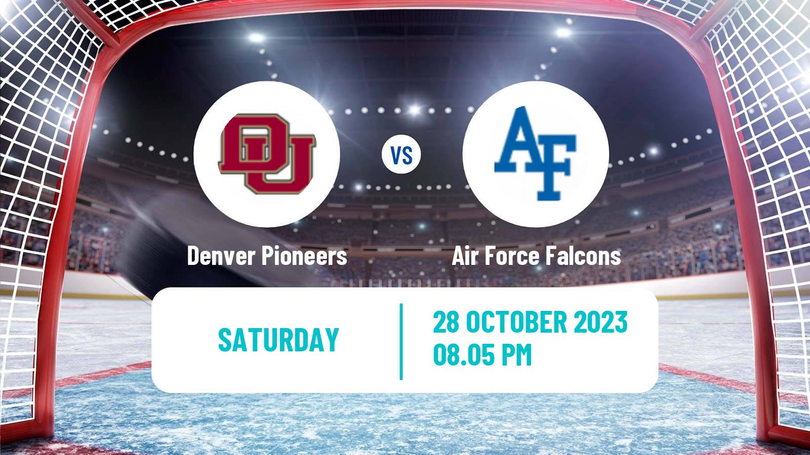 Hockey NCAA Hockey Denver Pioneers - Air Force Falcons