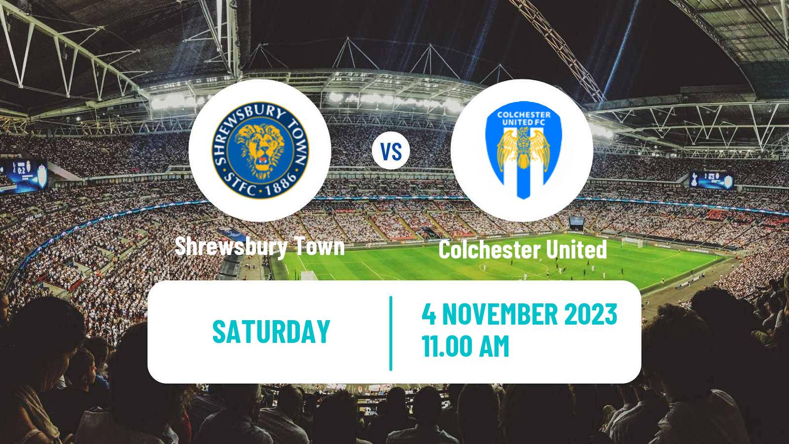 Soccer English FA Cup Shrewsbury Town - Colchester United