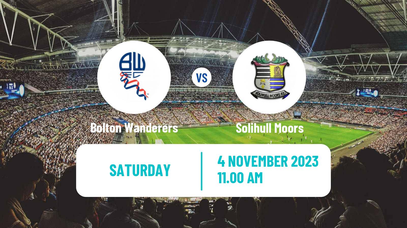 Soccer English FA Cup Bolton Wanderers - Solihull Moors