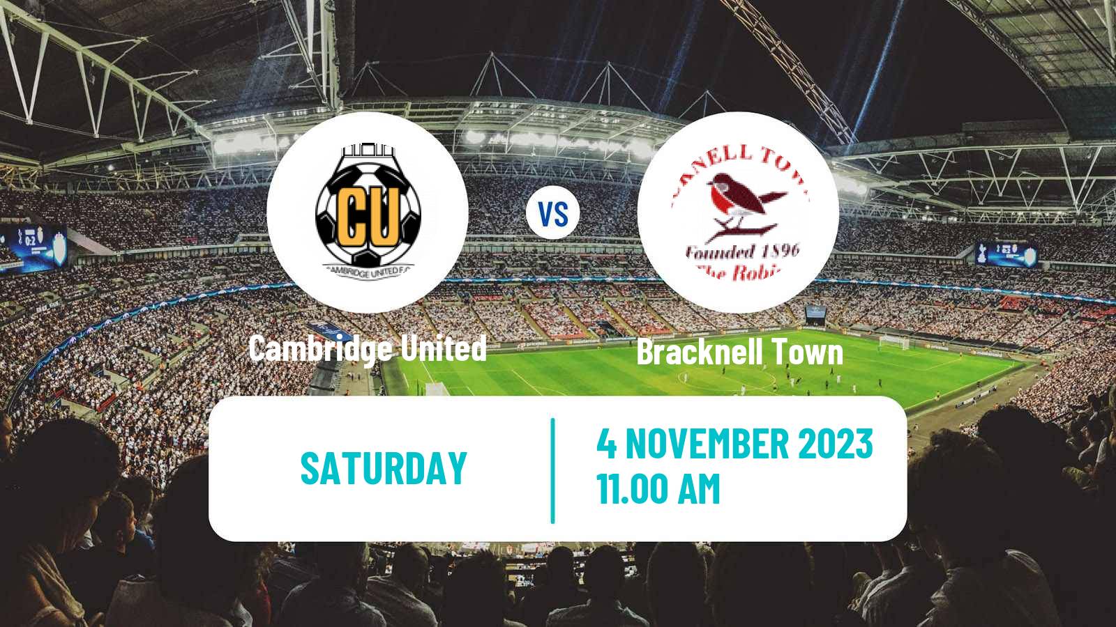 Soccer English FA Cup Cambridge United - Bracknell Town