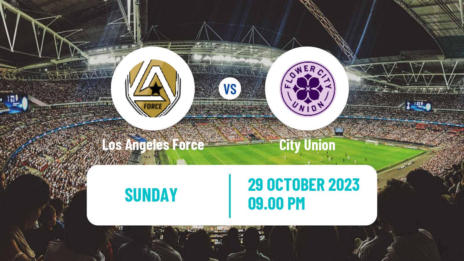 Soccer US NISA Los Angeles Force - City Union