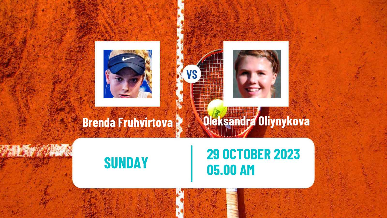 Tennis ITF W25 Santa Margherita Di Pula 11 Women Brenda Fruhvirtova - Oleksandra Oliynykova