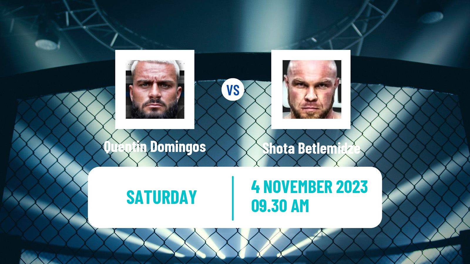 MMA Heavyweight Rizin Men Quentin Domingos - Shota Betlemidze