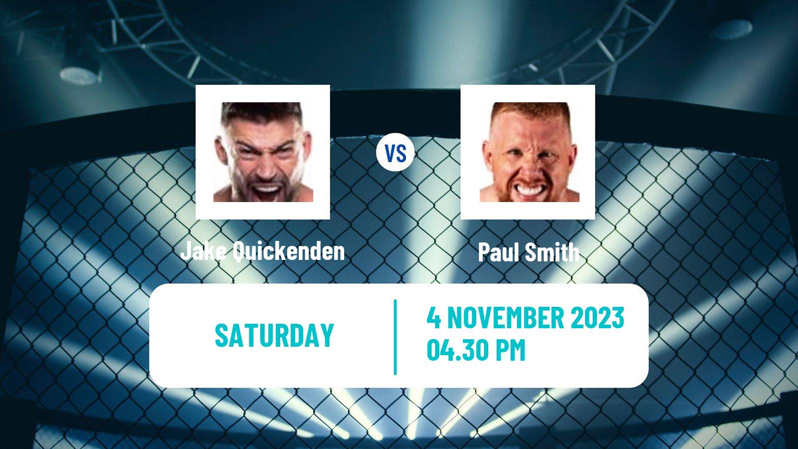 MMA Catchweight Oktagon Men Jake Quickenden - Paul Smith