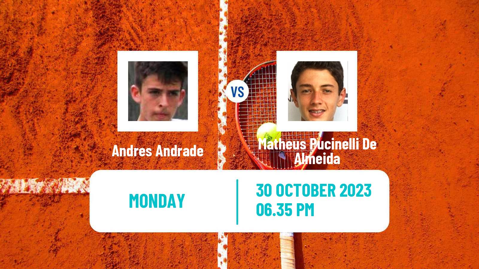 Tennis Guayaquil Challenger Men Andres Andrade - Matheus Pucinelli De Almeida