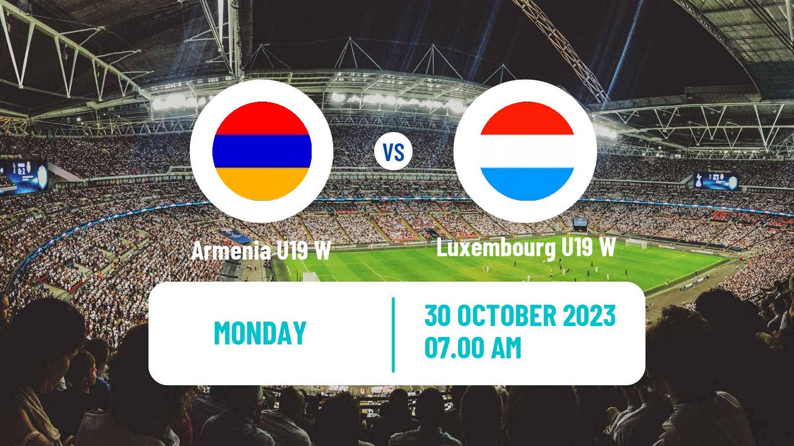 Soccer UEFA Euro U19 Women Armenia U19 W - Luxembourg U19 W