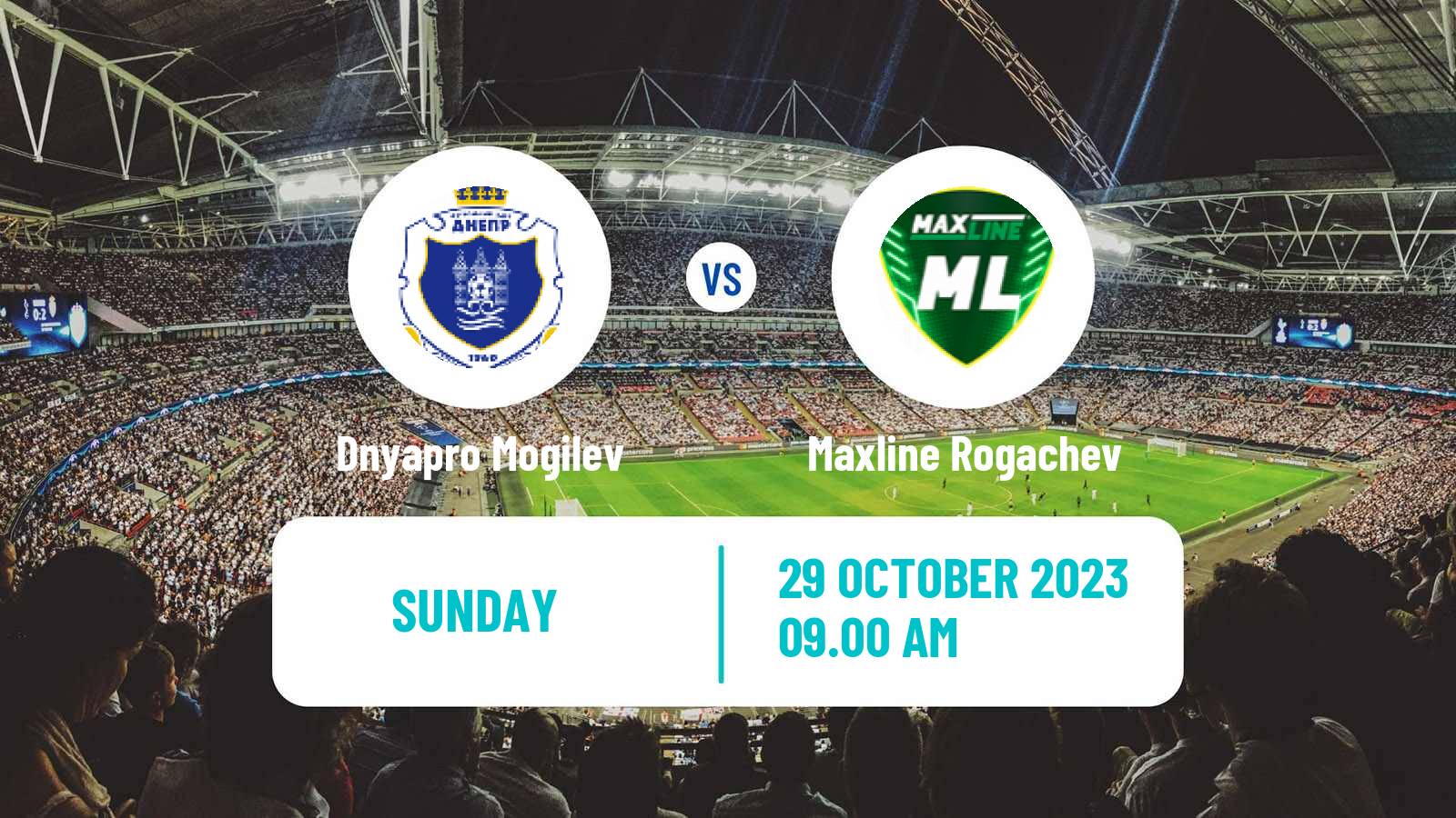 Soccer Belarusian Pershaya Liga Dnyapro Mogilev - ML Vitebsk