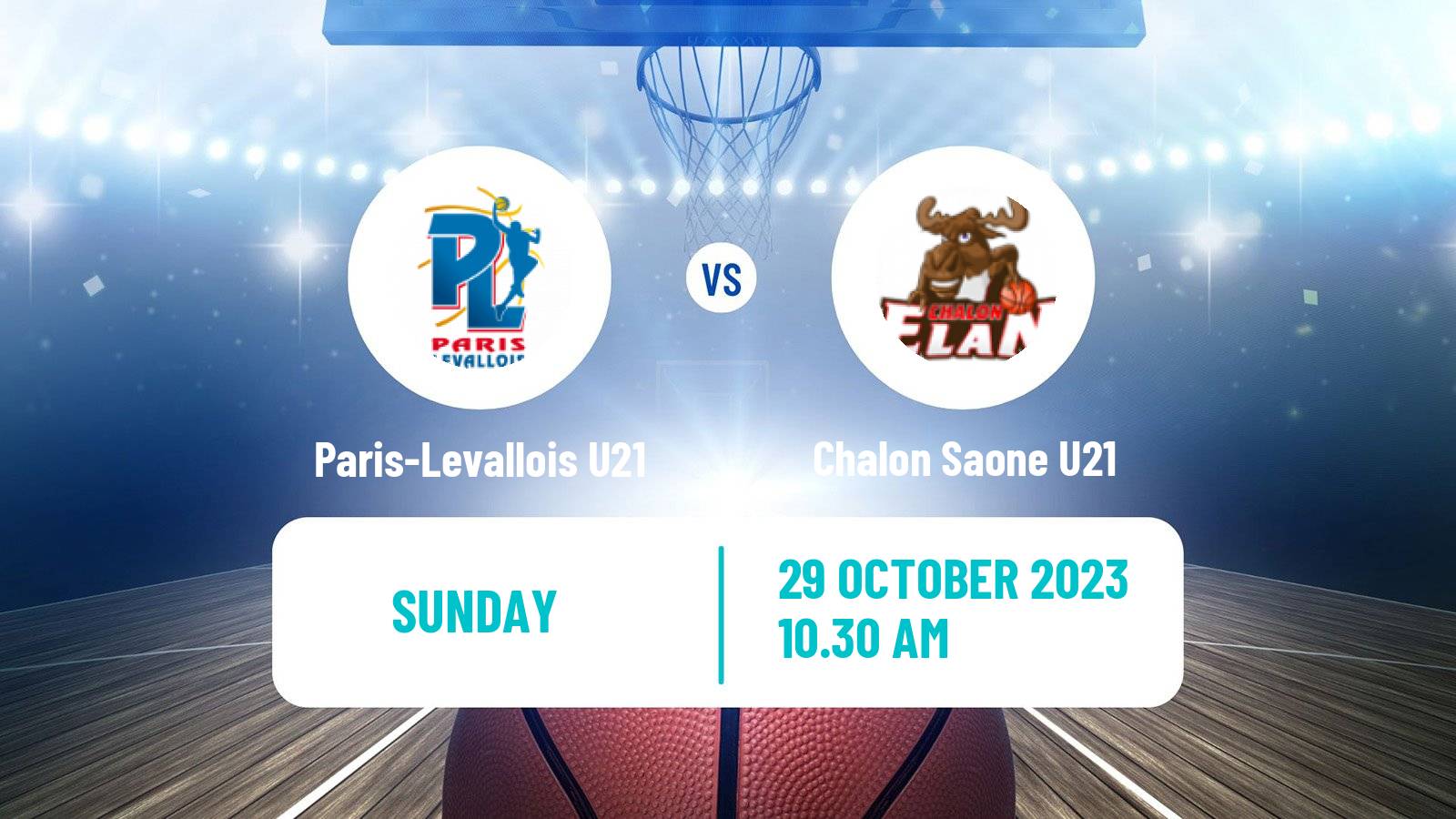 Basketball French Espoirs U21 Basketball Paris Basketball U21 - Chalon Saone U21