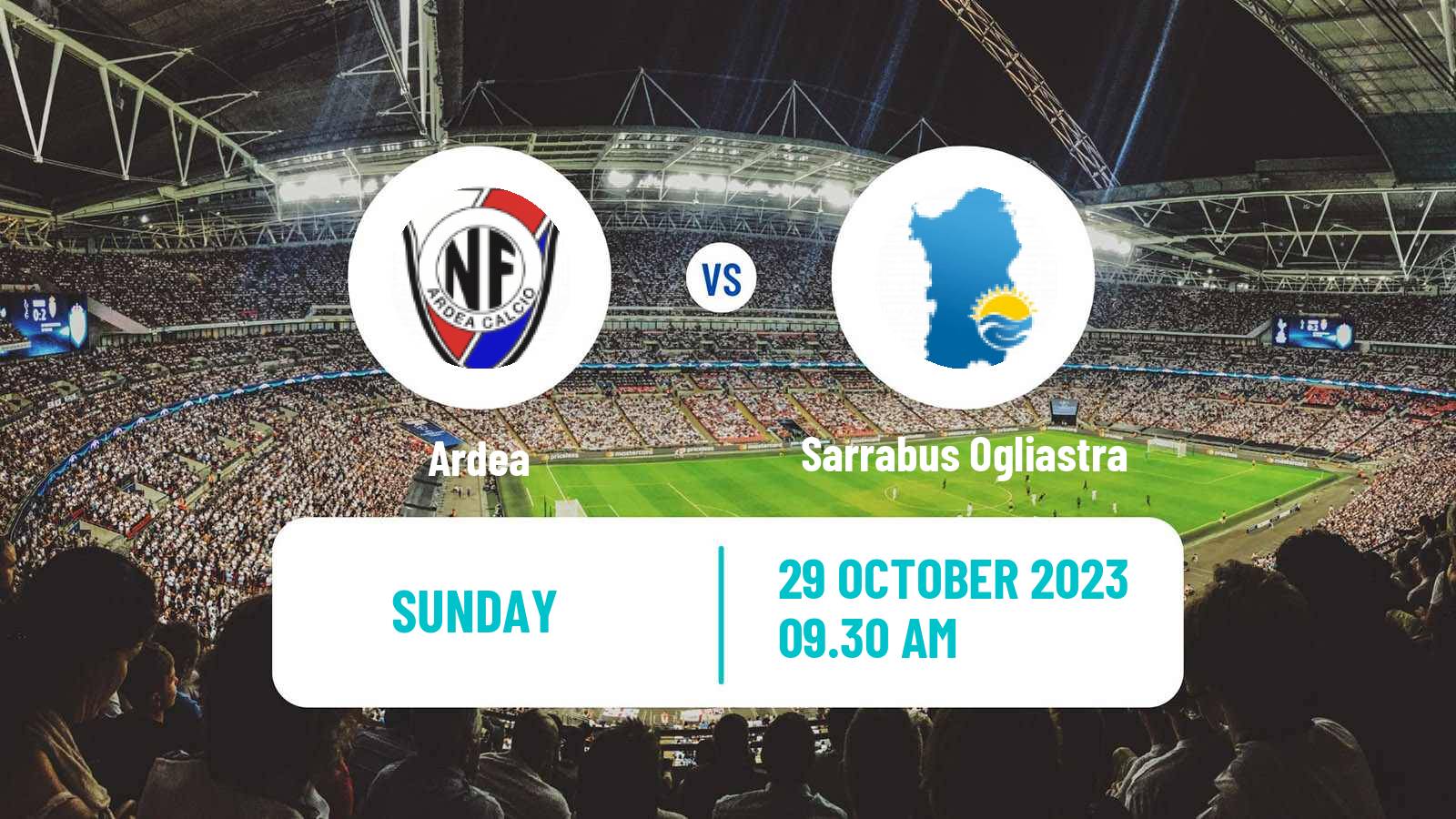 Soccer Italian Serie D - Group G Ardea - Sarrabus Ogliastra