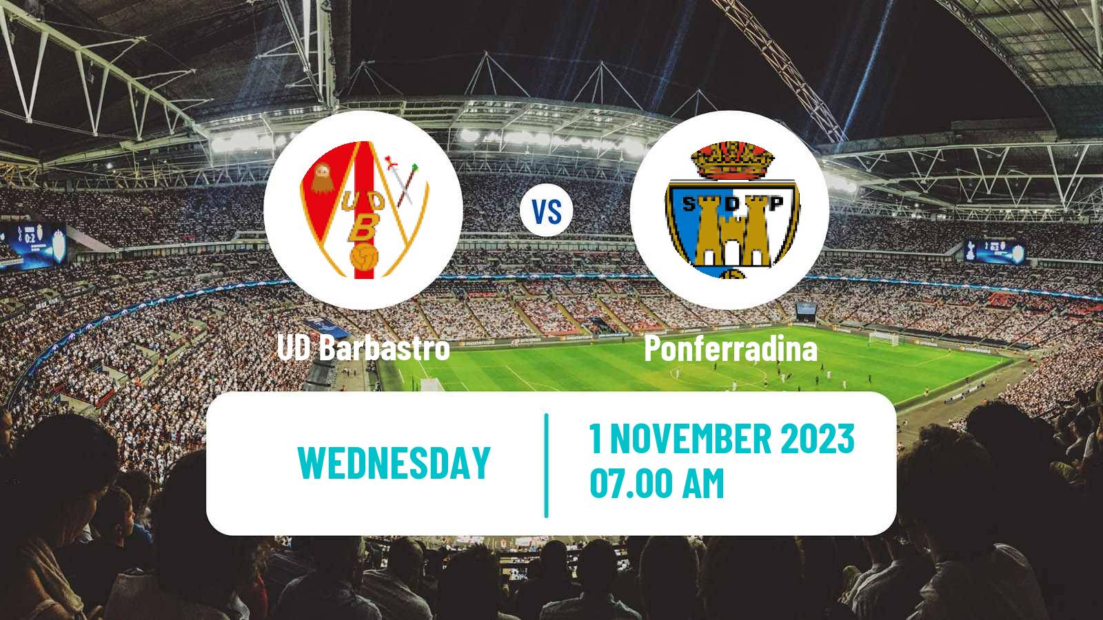 Soccer Spanish Copa del Rey Barbastro - Ponferradina