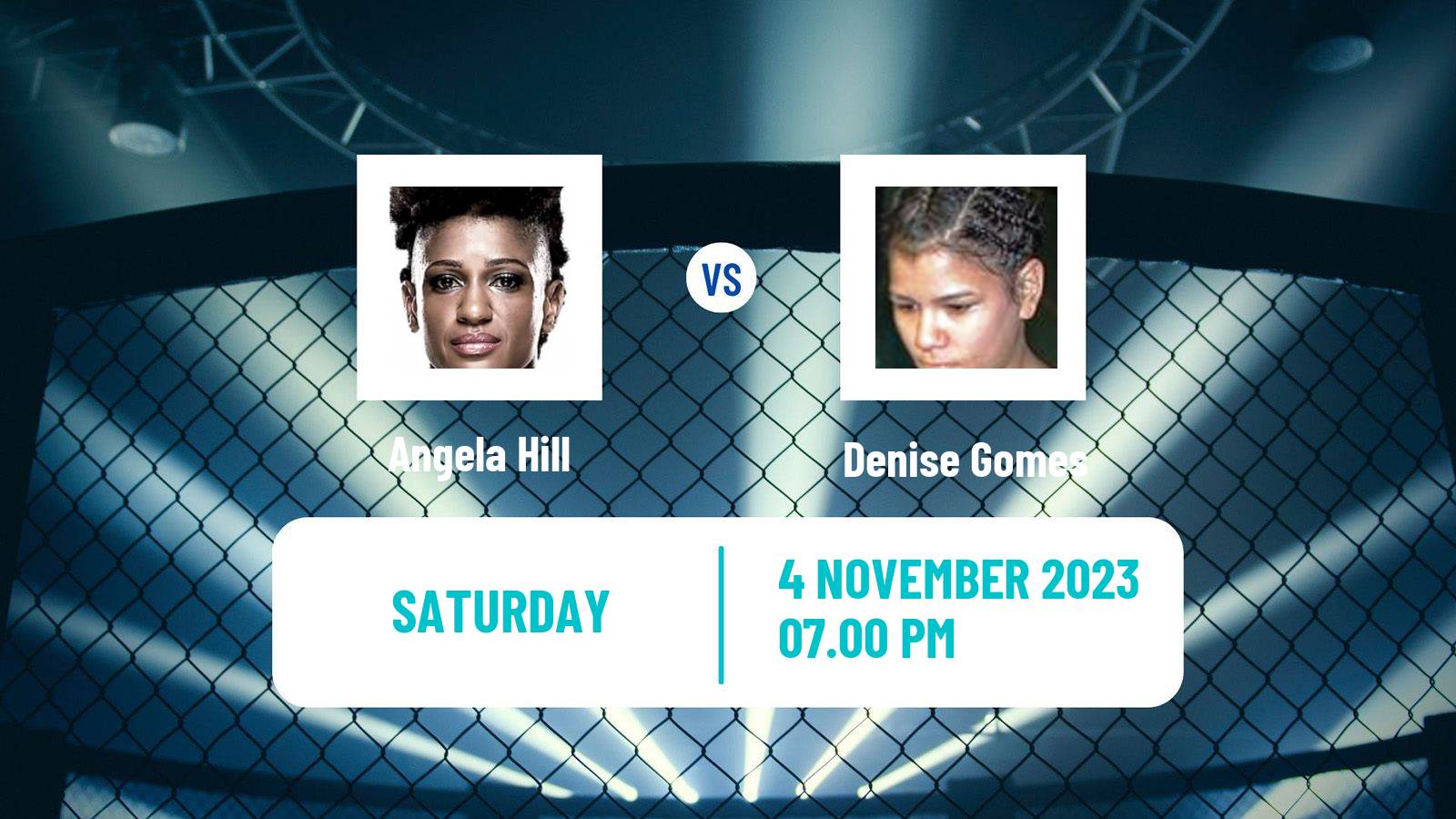 MMA Strawweight UFC Women Angela Hill - Denise Gomes