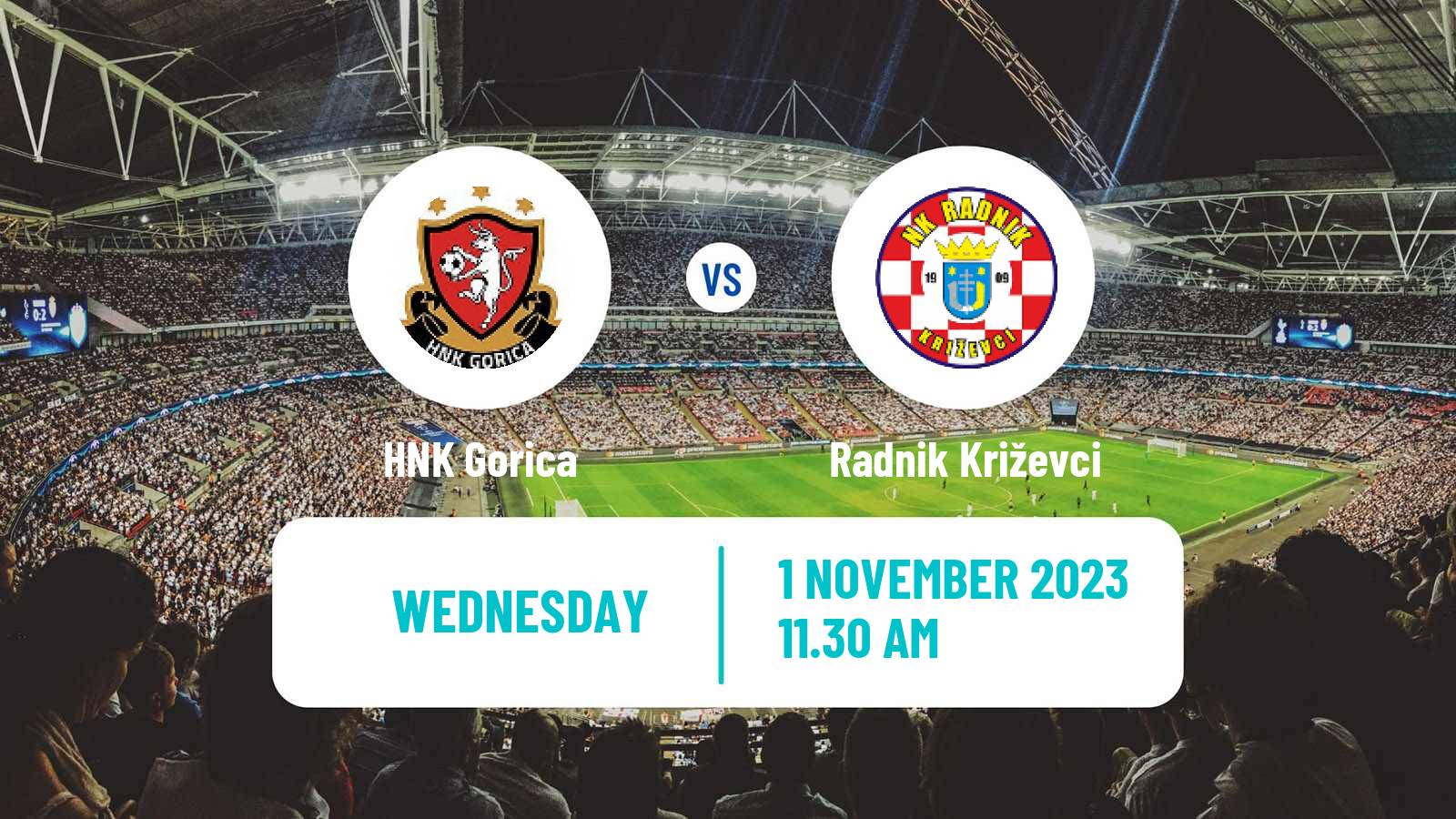 Soccer Croatian Cup Gorica - Radnik Križevci