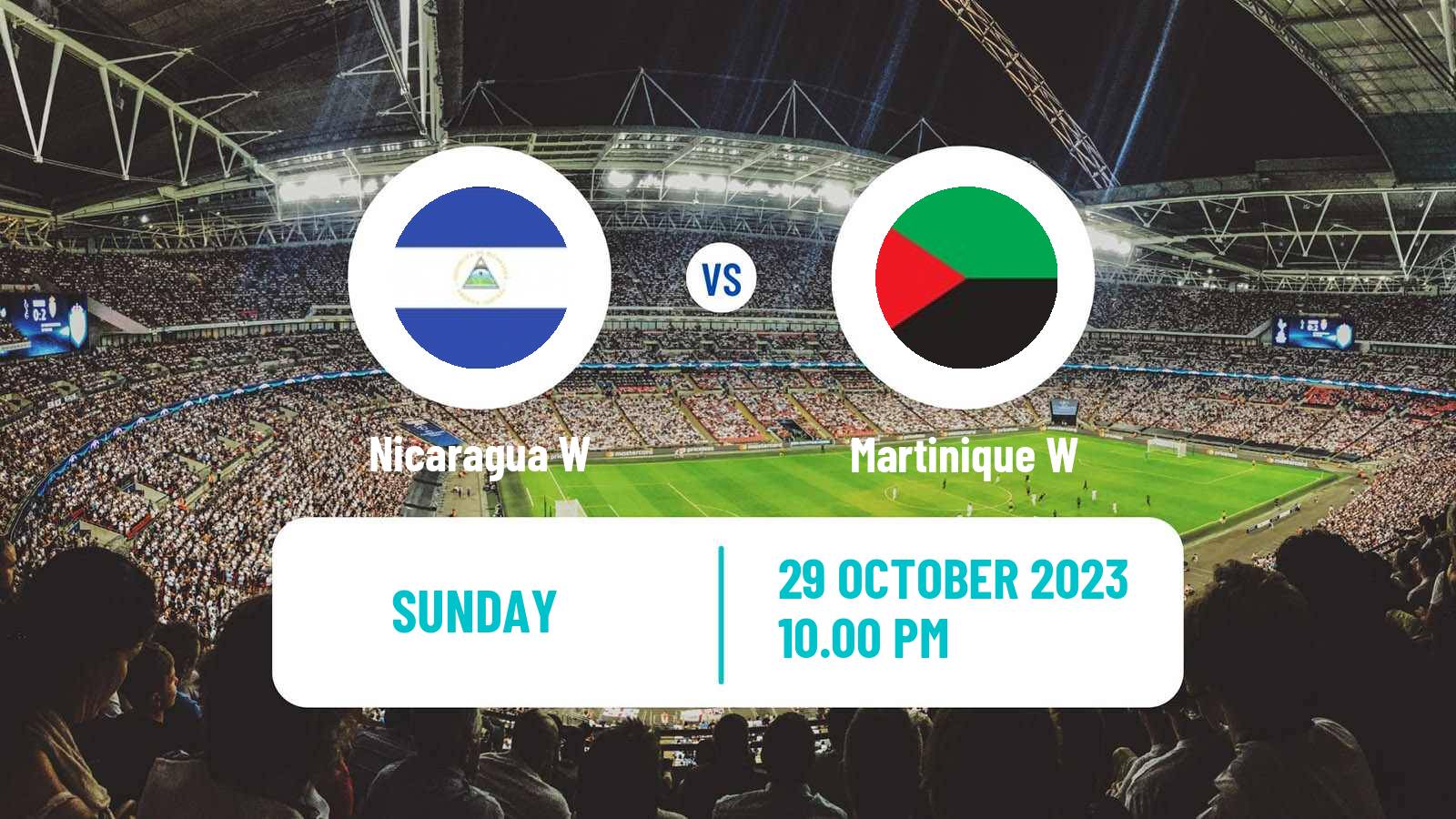 Soccer Gold Cup Women Nicaragua W - Martinique W