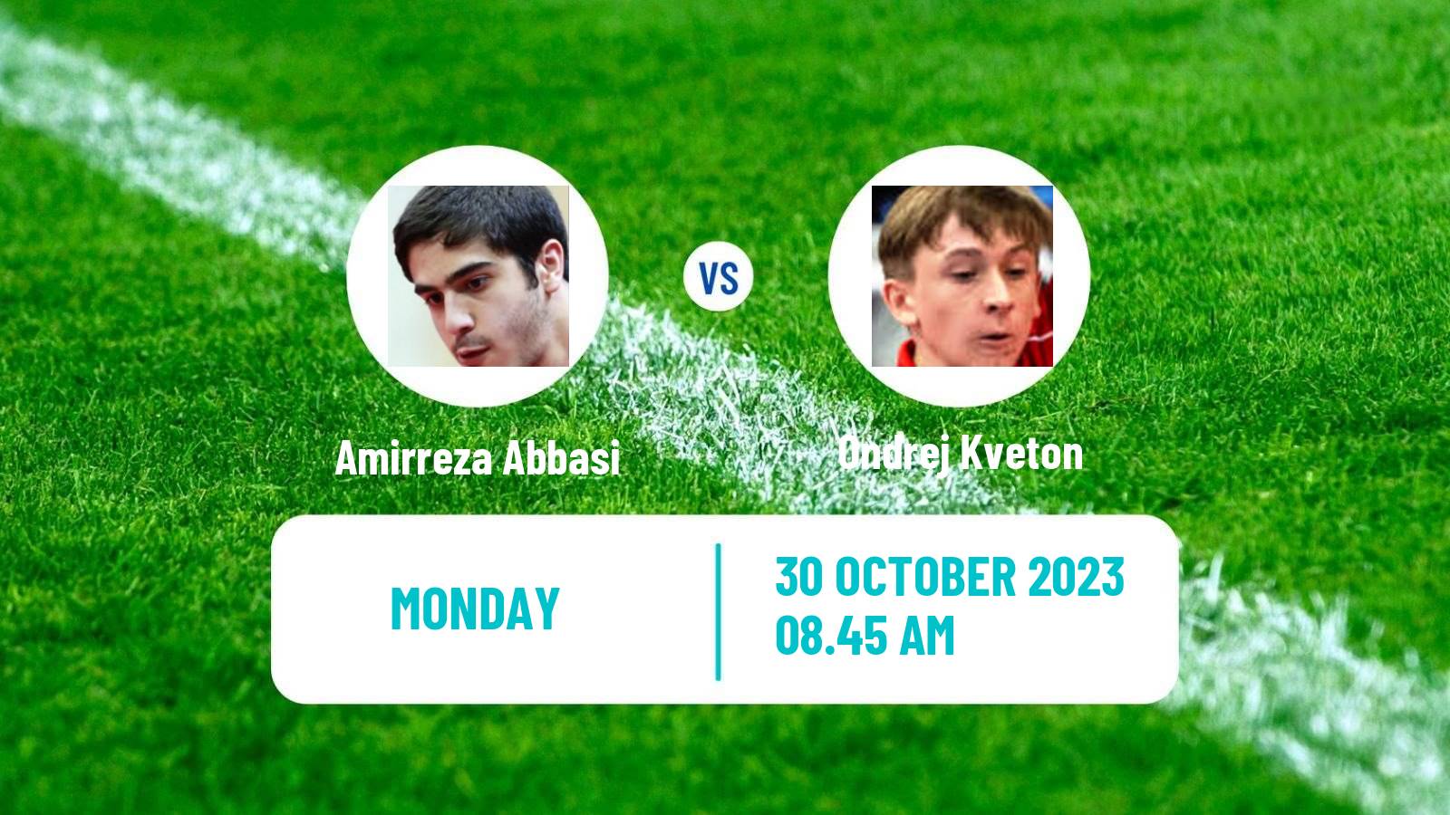 Table tennis Tt Star Series Men Amirreza Abbasi - Ondrej Kveton