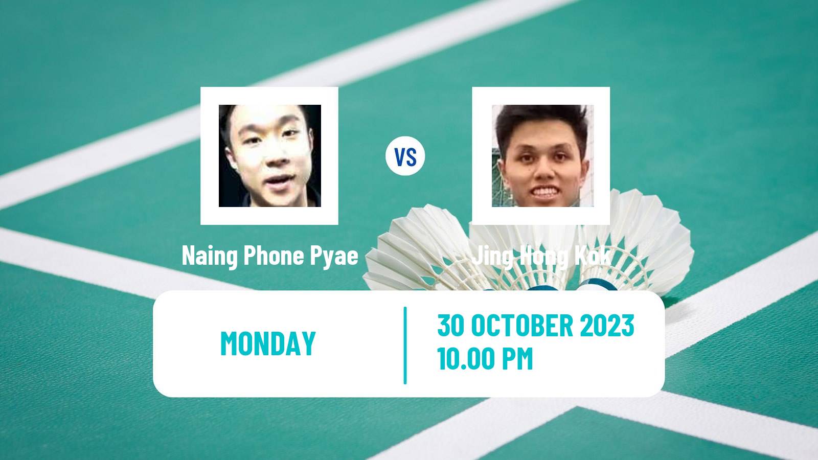Badminton BWF World Tour Kl Masters Malaysia Super 100 Men Naing Phone Pyae - Jing Hong Kok