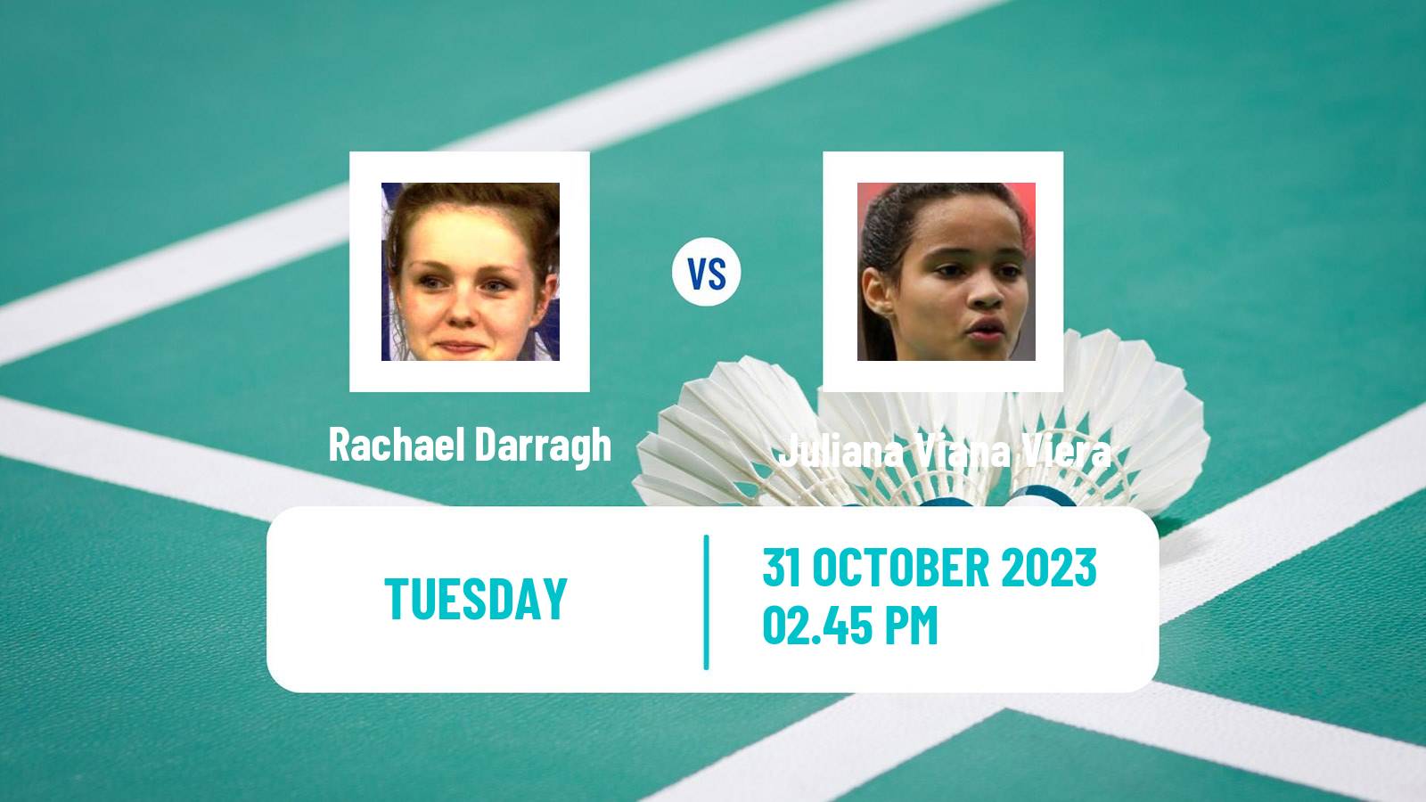 Badminton BWF World Tour Hylo Open Women Rachael Darragh - Juliana Viana Viera