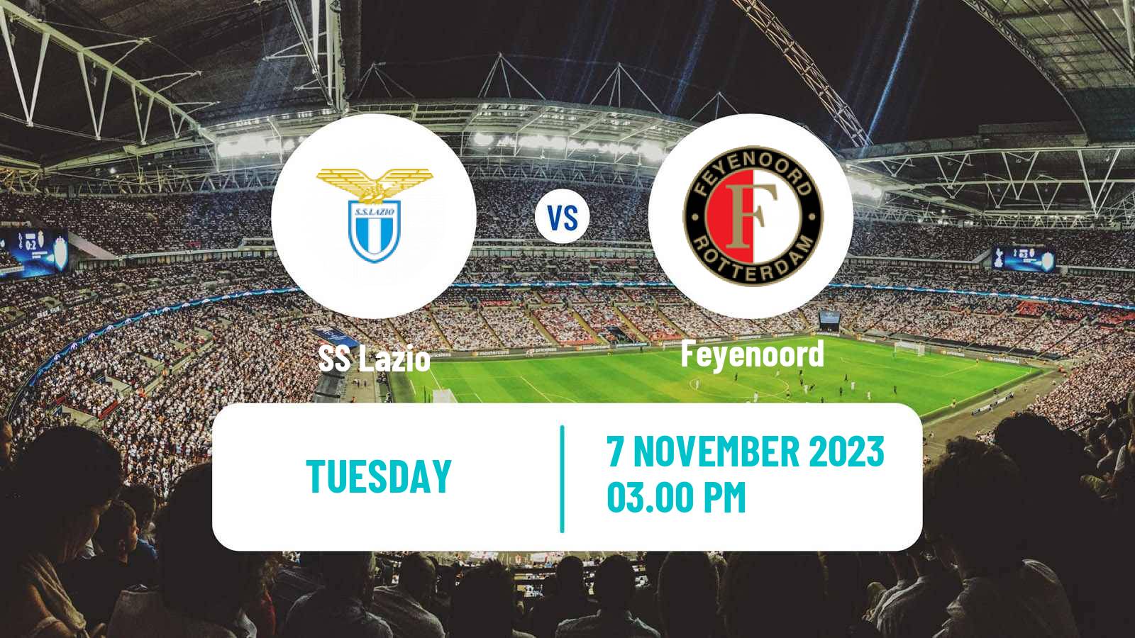 Soccer UEFA Champions League Lazio - Feyenoord