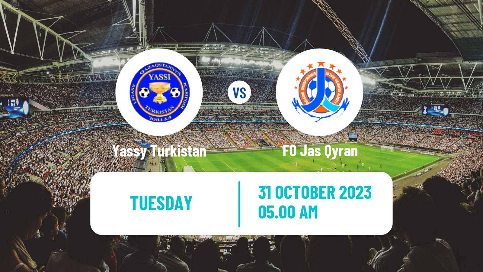 Soccer Kazakh First Division Turkistan - Jas Qyran