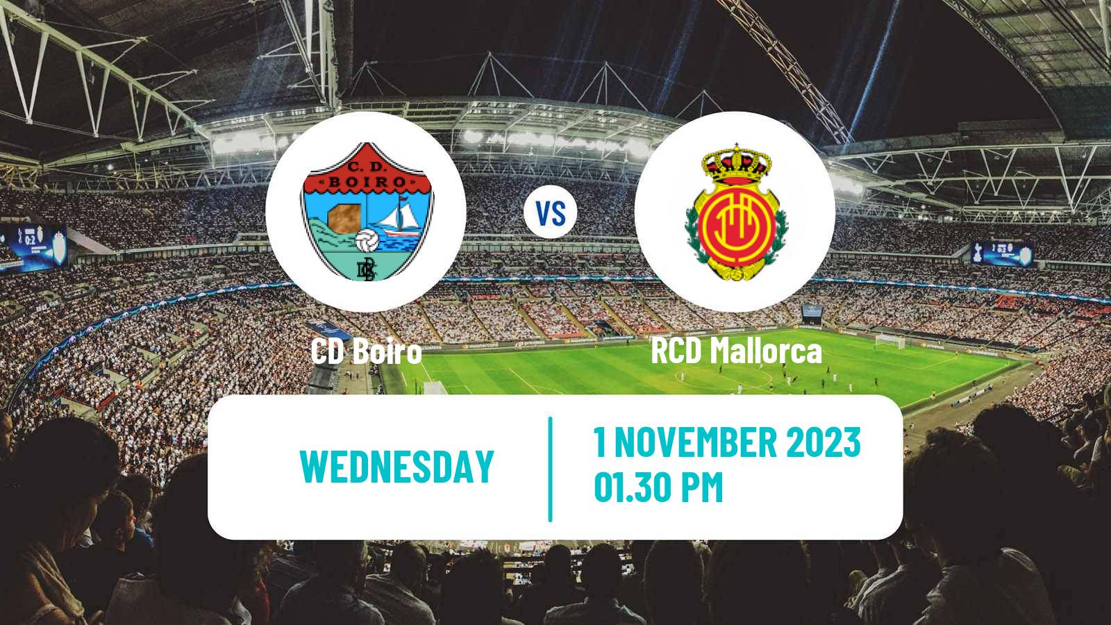 Soccer Spanish Copa del Rey Boiro - Mallorca
