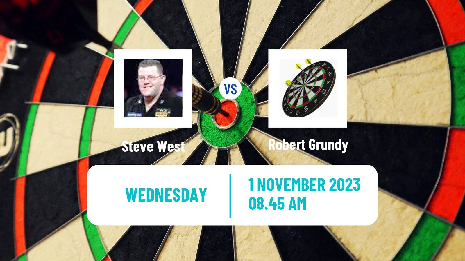 Darts Modus Super Series Steve West - Robert Grundy