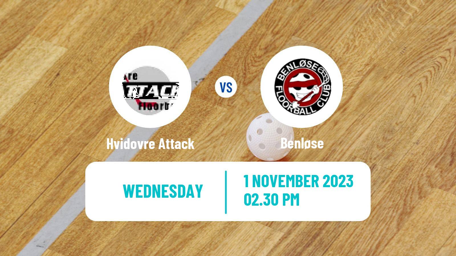 Floorball Danish Unihoc Ligaen Hvidovre Attack - Benløse