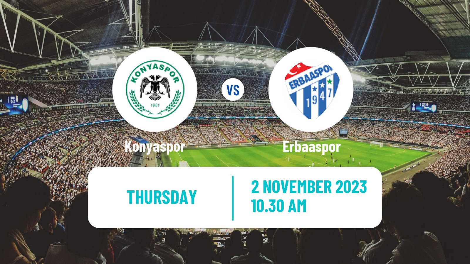 Soccer Turkish Cup Konyaspor - Erbaaspor