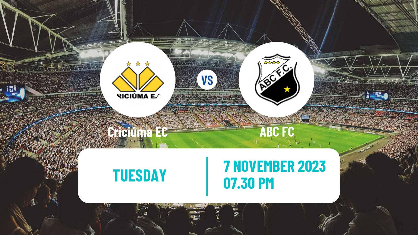 Soccer Brazilian Serie B Criciúma - ABC