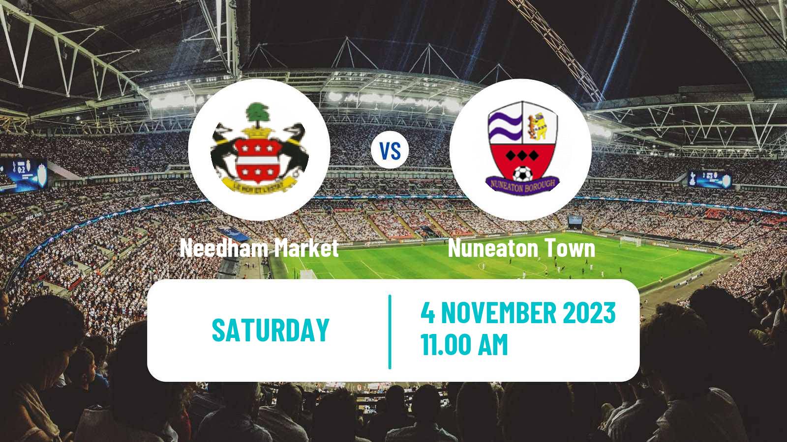 Soccer English Southern League Central Division Needham Market - Nuneaton Town