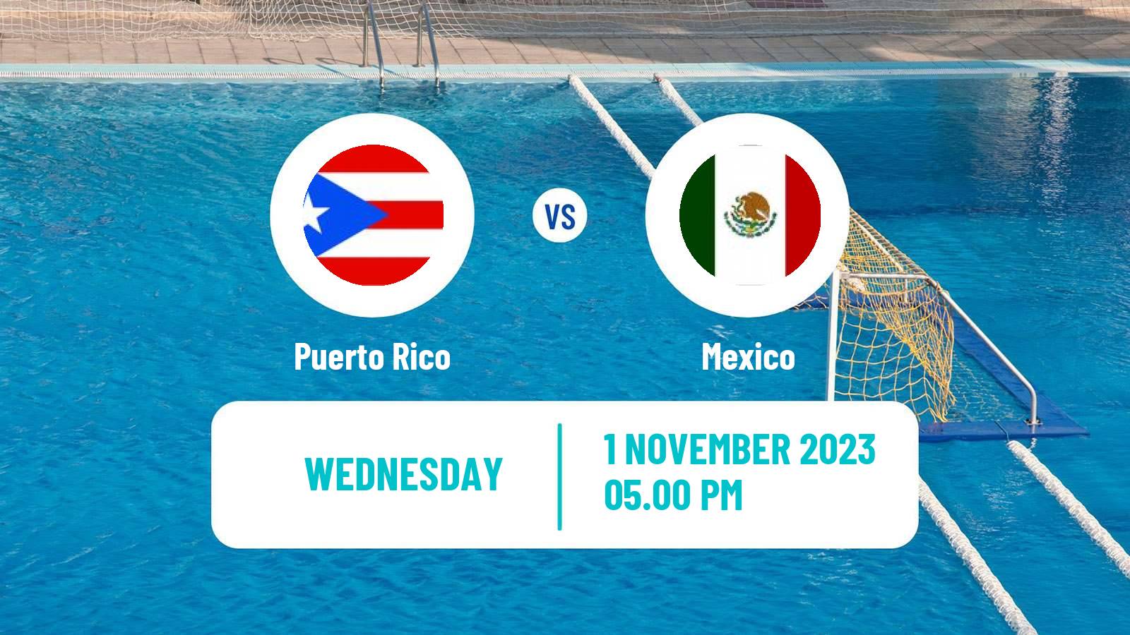 Water polo Pan American Games Water Polo Puerto Rico - Mexico