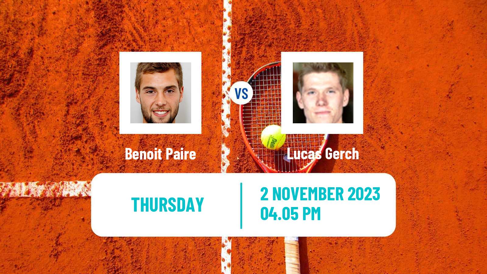 Tennis Charlottesville Challenger Men Benoit Paire - Lucas Gerch