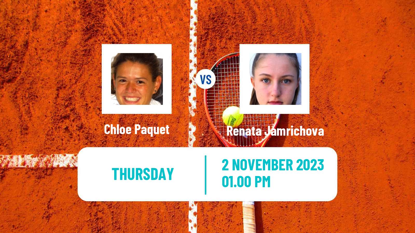 Tennis ITF W60 Bratislava Women Chloe Paquet - Renata Jamrichova