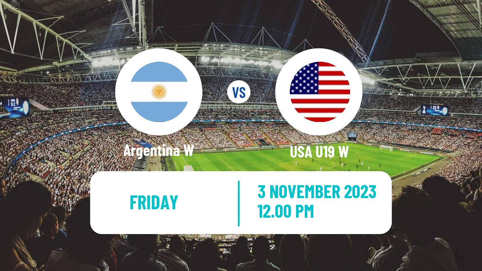 Soccer Pan American Games Football Women Argentina W - USA U19 W