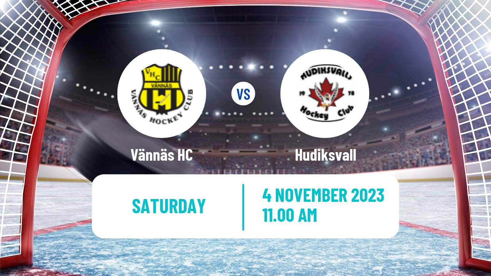 Hockey Swedish HockeyEttan Norra Vännäs - Hudiksvall
