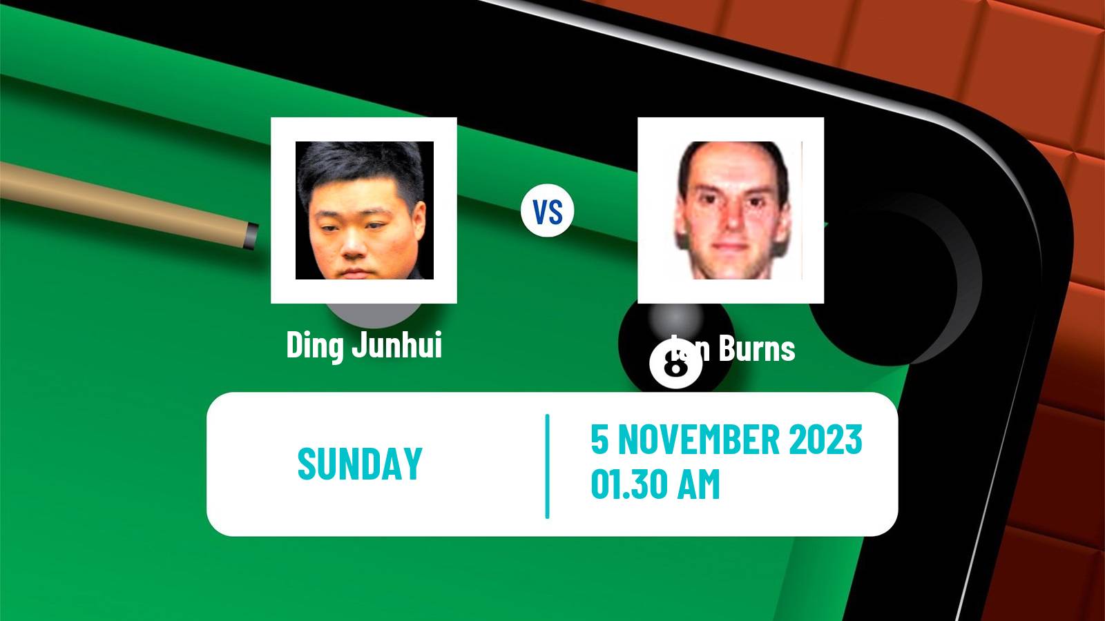 Snooker International Championship Ding Junhui - Ian Burns