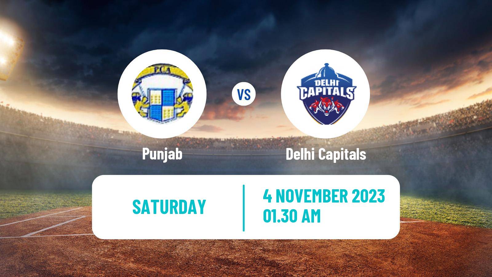 Cricket Syed Mushtaq Ali Trophy Punjab - Delhi Capitals