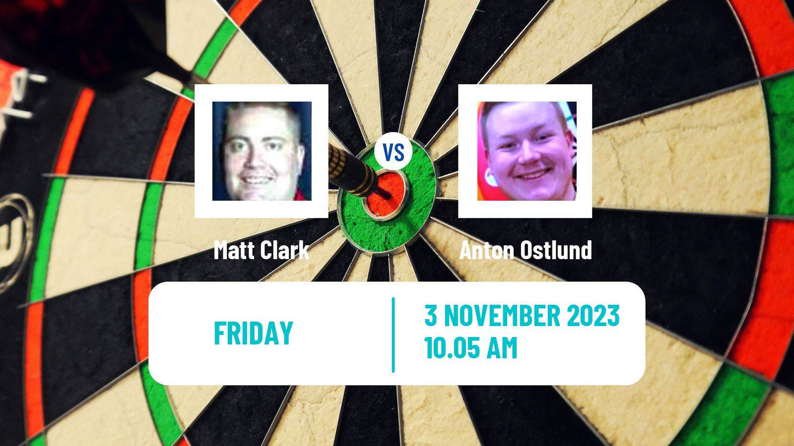 Darts Modus Super Series Matt Clark - Anton Ostlund
