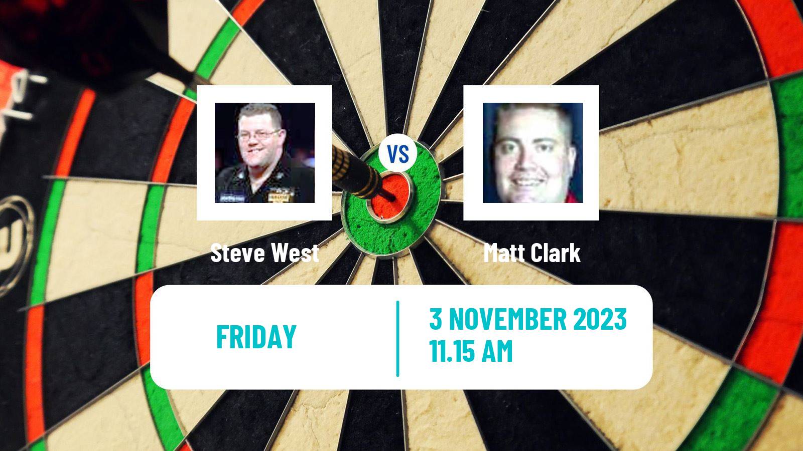 Darts Modus Super Series Steve West - Matt Clark
