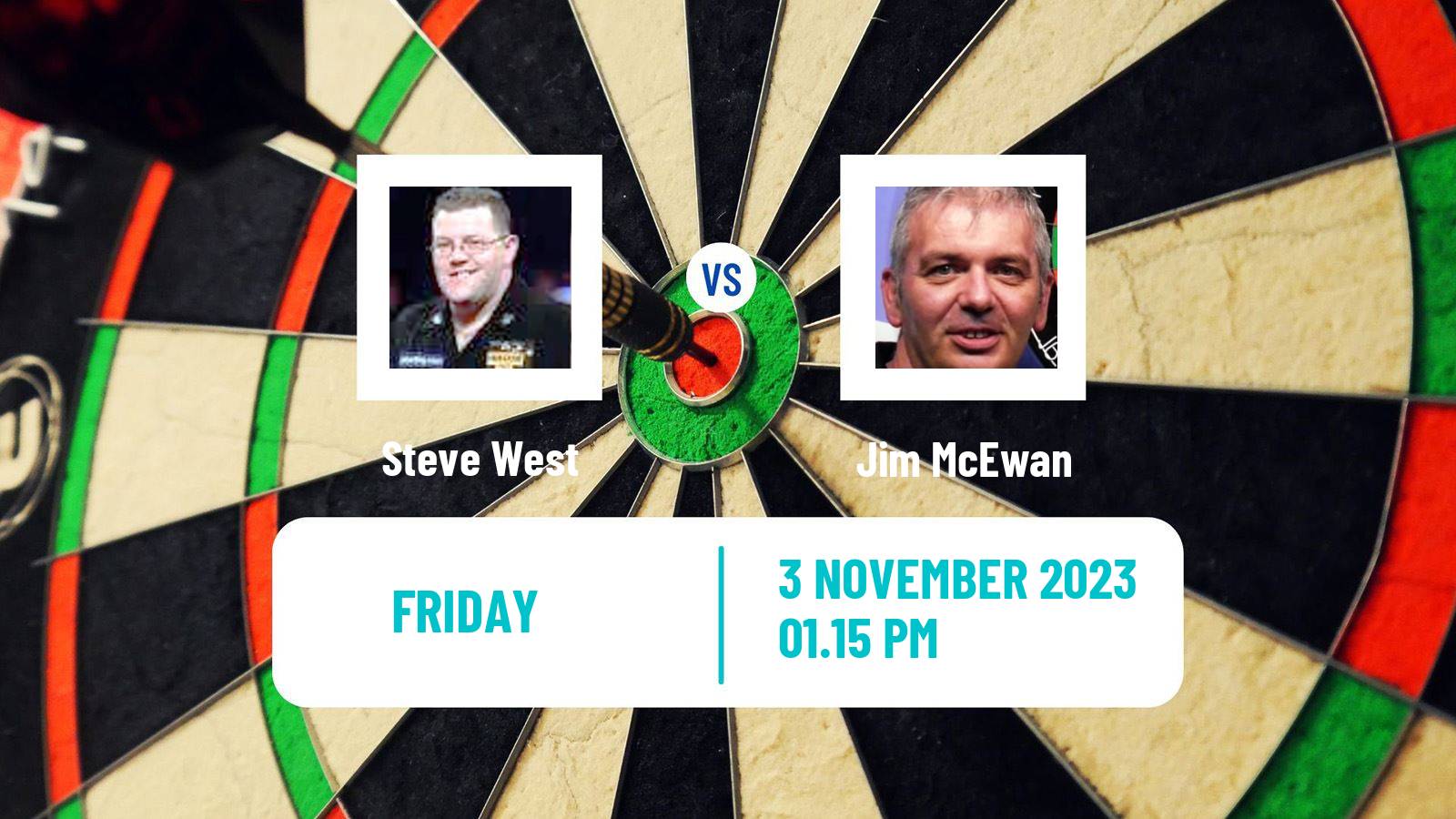 Darts Modus Super Series Steve West - Jim McEwan