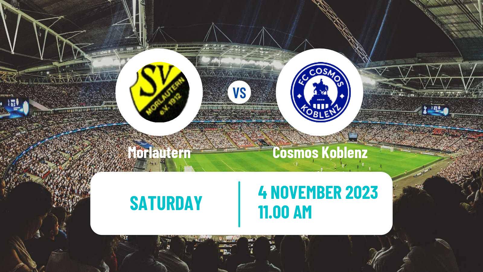 Soccer German Oberliga Rheinland-Pfalz/Saar Morlautern - Cosmos Koblenz