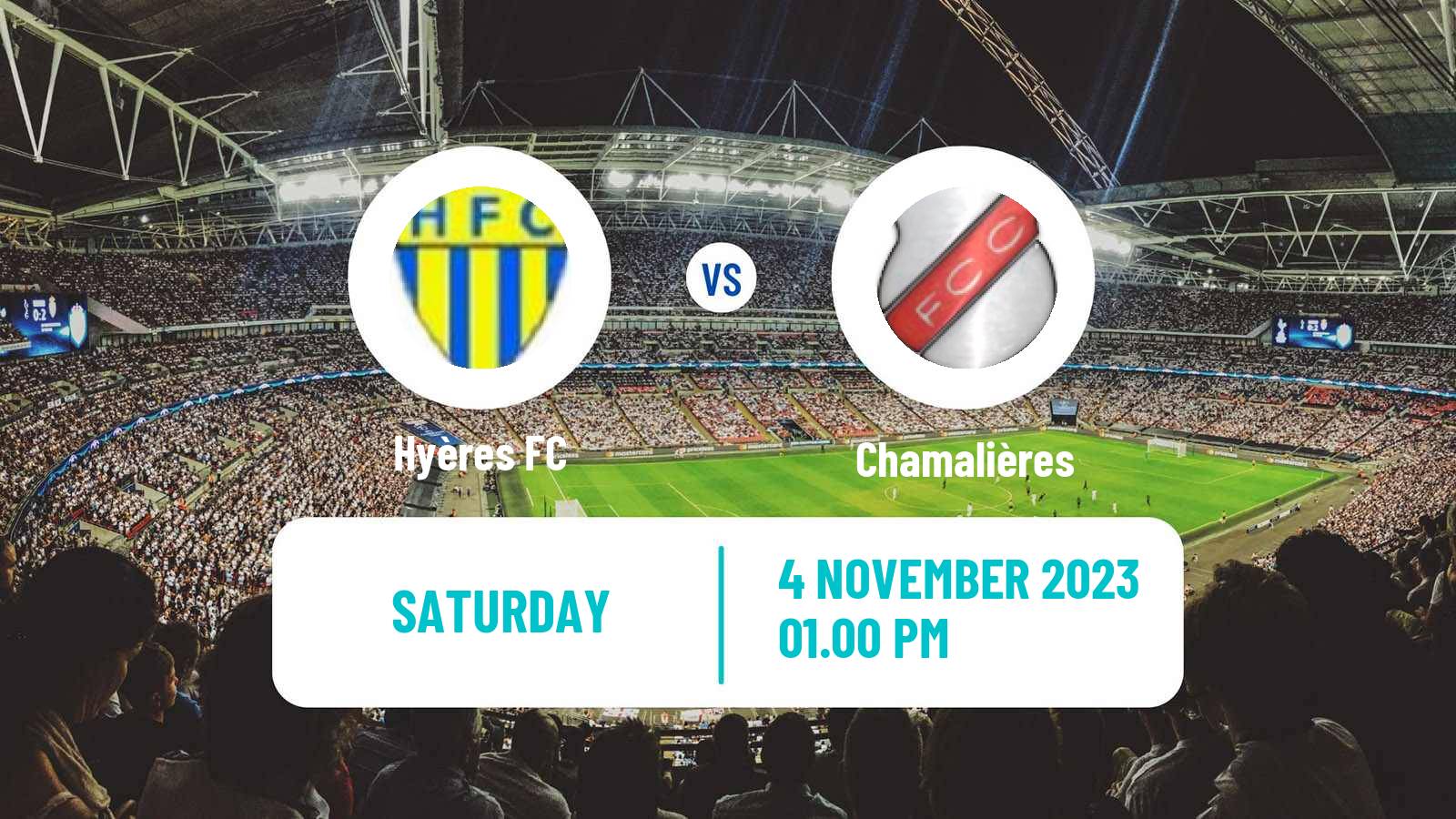 Soccer French National 2 - Group A Hyères - Chamalières