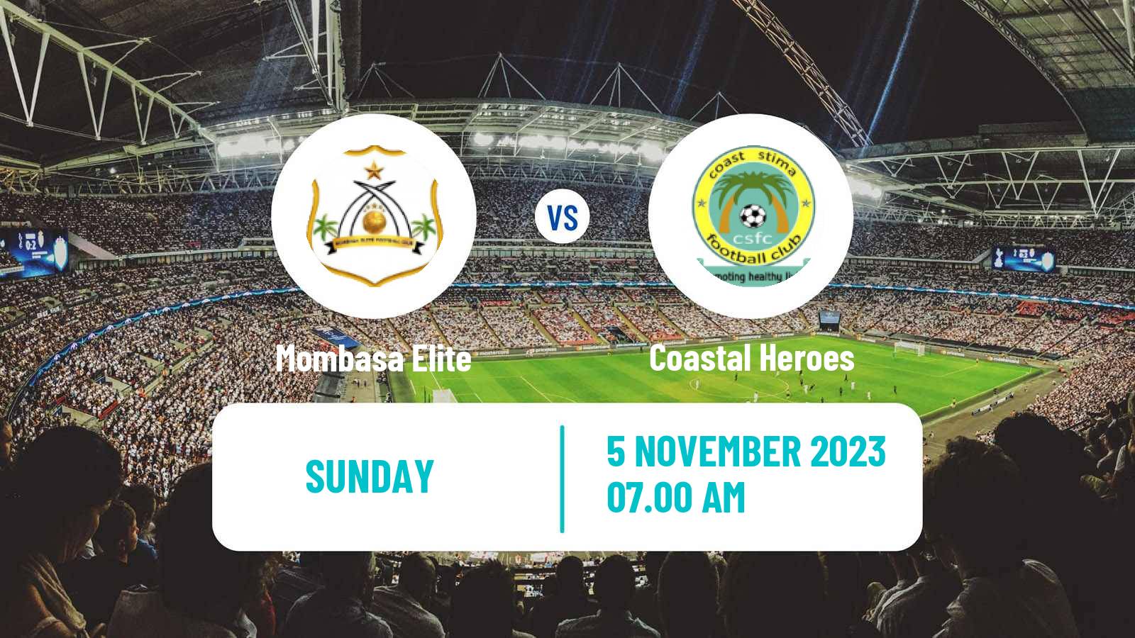 Soccer Kenyan Super League Mombasa Elite - Coastal Heroes