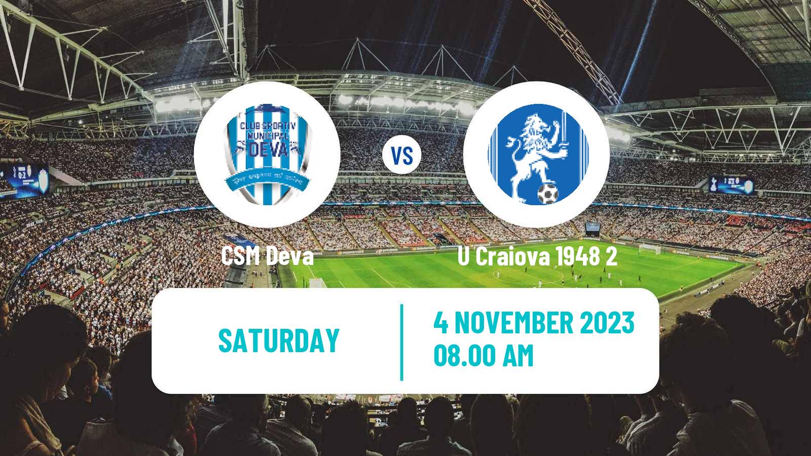 Soccer Romanian Liga 3 - Seria 7 CSM Deva - U Craiova 1948 2