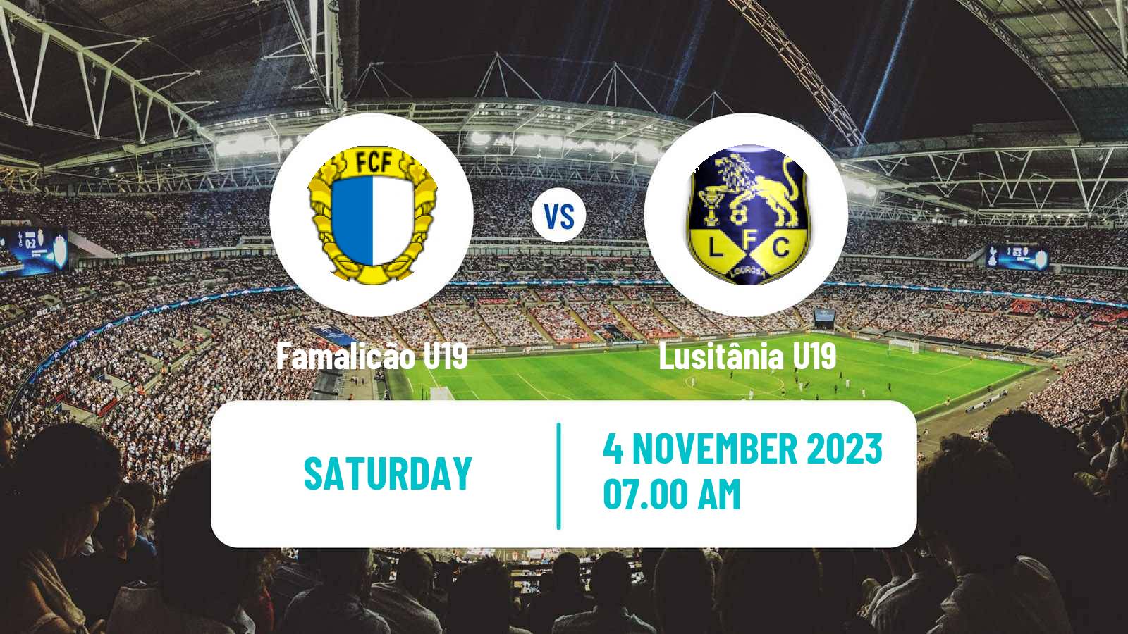 Soccer Portuguese Campeonato Nacional U19 Famalicão U19 - Lusitânia U19